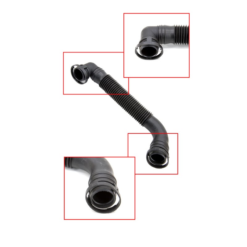 CNUPSM Air Pump Air Filter Hose 1J0131128 Compatible With VW BEETLE GOLF JETTA 1998-2005 2.0L - Image 3